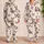 Ivory Lavender Butterfly Motifs for Cozy Evenings and Slow Weekend Lounging Rituals Satin Pajamas Set - 2