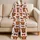 Scottish Highland Cow Burgundy Bow Hearts for Cozy Holiday Lounging, Women's Gift Satin Pajamas Set - 5