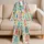 Colorful Beverage Bottles for Bright Lounge Days and Relaxed Home Evenings for Women Satin Pajamas Set - 5