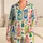 Colorful Beverage Bottles for Bright Lounge Days and Relaxed Home Evenings for Women Satin Pajamas Set - 1