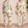 Croissant Blue White Stripe Cozy Morning Gift For Breakfast Lovers And Home Relaxation Satin Pajamas Set - 2