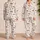 Cute Dog Bones and Paw Prints for Cozy Lounging, Holiday Gifting, and Dog Lovers at Home Satin Pajamas Set - 2