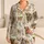 Highland Cow Floral Farmhouse Gift for Cozy Evenings and Country Lifestyle Lovers Satin Pajamas Set - 1