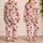 Dachshund Dogs Blush Pink Style for Cozy Lounging, Holiday Gifting and Dog Lovers Satin Pajamas Set - 2