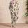 Bunny Egg Easter Garden Lounge Set for Cozy Home Mornings and Family Celebrations Satin Pajamas Set - 4