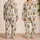 Bunny Egg Easter Garden Lounge Set for Cozy Home Mornings and Family Celebrations Satin Pajamas Set - 2