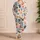 Colorful Cute Dog Faces for Spring Summer Lounging, Gifts for Women and Dog Lovers Satin Pajamas Set - 4