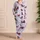 Long Haired Dachshund Woof Dogs Raspberry Sweater Loungewear Gift For Dog Lovers Satin Pajamas Set - 4