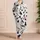 Black And White Cat Family Home Lounge Set For Spring Summer Gifts For Cat Lovers Satin Pajamas Set - 4