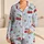 Cherry Gingham Lounge Set for Cozy Summer Evenings, Weekend Relaxation, Gift for Women Satin Pajamas Set - 1