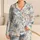 Coconut Palm Sailboat Seashell Coastal Botanical Loungewear for Women, Summer Getaway Satin Pajamas Set - 1