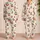 Women's Red Cherry Stripe Lounge Set For Summer Nights, Casual Homewear Gift Idea Satin Pajamas Set - 2