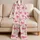 Pink Striped Ribbon Bows For Sweet Lounging, Cozy Bedtime Style, And Easy Gifting Satin Pajamas Set - 5