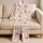 Pink Starfish Seashell Pearl Coastal Beach Lounge Gift for Women and Ocean Lovers Satin Pajamas Set - 5