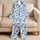 Navy Tied Bow Ribbons for Cozy Summer Lounging, Giftable Girlfriend Bedtime Style Satin Pajamas Set - 5