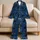 Black Cat Moon Star Theme for Cozy Summer Lounging at Home, Women’s Gift Idea for Her Satin Pajamas Set - RC9-2783HS