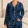 Black Cat Moon Star Theme for Cozy Summer Lounging at Home, Women’s Gift Idea for Her Satin Pajamas Set - 1