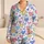 Colorful Heart Motif Cozy Lounge Gift For Women, Cheerful Autumn Winter Homewear Satin Pajamas Set - 1