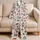 Christmas Candy Gifts Santa Hats and Trees Festive Cozy Holiday Loungewear for Women Satin Pajamas Set - 5