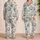 Vintage Botanical Floral Bouquets with Butterflies for Spring Lounging and Relaxing Women Satin Pajamas Set - 2