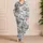 Vintage Botanical Floral Bouquets with Butterflies for Spring Lounging and Relaxing Women Satin Pajamas Set - 4