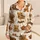 Vintage Teddy Bear Cozy Autumn Winter Comfort For Relaxing At Home And Holiday Gifting Satin Pajamas Set - 1