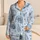 Vintage Sea Shell Nautilus Motif for Coastal Lounging and Summer Travel for Women Satin Pajamas Set - 1