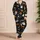 Cute Ghost Pumpkin Boo Halloween Lounge Set for Spooky Nights and Cozy Gift Giving Satin Pajamas Set - 4