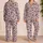 Blush Pink Leopard Spots for Luxe Lounging, Spring Getaways, Sleepovers and Gift Giving Satin Pajamas Set - 2