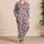 Blush Pink Leopard Spots for Luxe Lounging, Spring Getaways, Sleepovers and Gift Giving Satin Pajamas Set - 4
