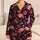 Pink Flamingo Hearts for Cozy Nights and Vacation Lounging, Women, Teens, and Friends Satin Pajamas Set - 1