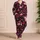 Pink Flamingo Hearts for Cozy Nights and Vacation Lounging, Women, Teens, and Friends Satin Pajamas Set - 4