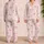 Blush Pink Bow Ribbon Stripes for Cozy Autumn Lounging and Bedtime Gifts for Women Satin Pajamas Set - 2