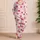 Red Ribbon Bows on Blush Gingham for Cozy Home Lounging, Relaxing, and Gift Giving Satin Pajamas Set - 4