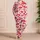 Glossy Red Lips And Ribbon Bows For Romantic Valentine Lounging And Gifting For Women Satin Pajamas Set - 4