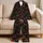 Retro Cherry Fruit Motif for Cozy Evenings, Relaxing Weekends, and Sweet Gift Ideas Satin Pajamas Set - 5