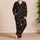 Retro Cherry Fruit Motif for Cozy Evenings, Relaxing Weekends, and Sweet Gift Ideas Satin Pajamas Set - 4