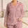 White Heart Motif Cozy Winter Gift Idea For Romantic Couples And Home Lounging Comfort Satin Pajamas Set - 1