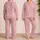 White Heart Motif Cozy Winter Gift Idea For Romantic Couples And Home Lounging Comfort Satin Pajamas Set - 2