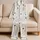 Cozy Celestial Stars for Bedtime and Relaxing, Women's Dreamy Nighttime Lounge Set Satin Pajamas Set - 5