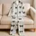 Ivory Black Bow Pinstripe Lounge Set for Cozy Evenings and Boutique Gift Giving at Home Satin Pajamas Set - 5