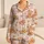 Peach Teddy Bear Gingham Check Cozy Bedtime Lounge For Women, Birthday Gift Idea Satin Pajamas Set - 1