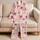 Cute Red Bow Gingham Lounge Set, Cozy Holiday Homewear Gift for Women, Teens, and Girls Satin Pajamas Set - 5
