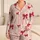 Cute Red Bow Gingham Lounge Set, Cozy Holiday Homewear Gift for Women, Teens, and Girls Satin Pajamas Set - 1