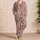 Butterfly Leopard Rosettes Lounge Set For Elegant Homewear And Cozy Gifts For Women Satin Pajamas Set - 4
