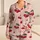 Cherry Stripe Lounge Outfit For Cozy Bedtime, Women's Blush Red Cherry Lover Gift Satin Pajamas Set - 1
