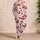 Cherry Stripe Lounge Outfit For Cozy Bedtime, Women's Blush Red Cherry Lover Gift Satin Pajamas Set - 4