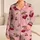 Cherry Pink Stripes Cozy Loungewear Gift for Women and Girls Cute Retro Fruit Lovers Satin Pajamas Set - 1