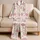 Starfish Shell Conch Coastal Lounge Set For Beach Vacations And Cozy Evenings For Women Satin Pajamas Set - 5