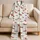 Coral Dachshund Loungewear for Cozy Evenings and Weekend Relaxation for Dog Lovers Satin Pajamas Set - 5